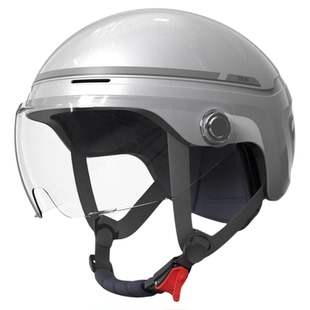 两只小蜜蜂新国标3C认证大码头盔电动摩托车男四季通用冬季安全帽