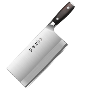 阳江正宗菜刀90Cr18mov斩切两用刀厨房厨师专用锋利文武刀9铬正品