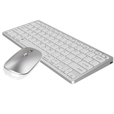 适用宏碁小米轻薄无线键鼠套装KV78充电长续航版静音键2.4G+3蓝牙