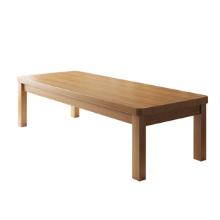 客厅大长桌实木书桌家用学习办公桌工作台图书馆会议室阅读写字桌