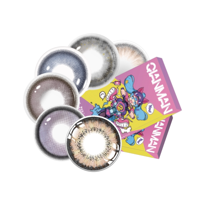 黑色美瞳半年抛自然14.5大小直径狗狗眼彩色隐形眼镜官方正品NW2