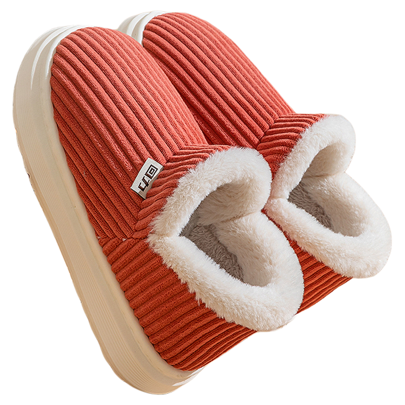 回力棉拖鞋女秋冬季2025新款室内家居包跟保暖防滑毛毛加绒棉鞋男