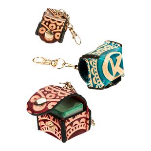 美国KONLLEN万世康伦树膏皮巧克袋台球方形巧克夹枪粉夹巧粉盒