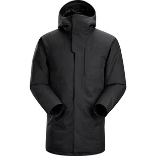 冬季加厚冲锋衣羽绒服保暖防水防风长款连帽鹅绒商务派克大衣外套