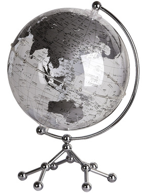 塑料+金属手动DIY地球仪轻奢客厅