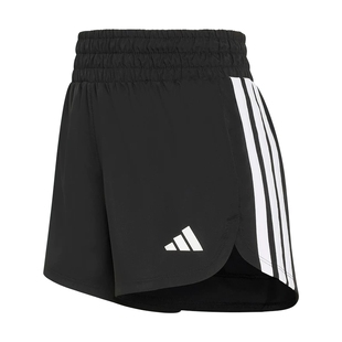 adidas阿迪达斯2026夏PACER HIGH W女休闲运动梭织短裤 KD7318