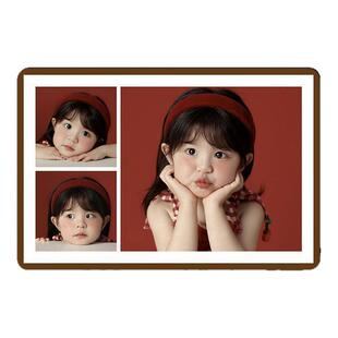 diy多宫格宝宝相框挂墙定制全家福婚纱照洗照片做成摆台放大高级
