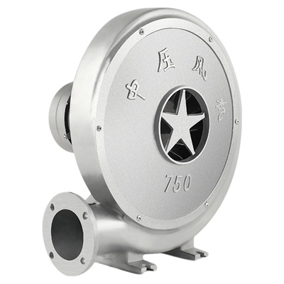 铝壳离心式中压风机吹风抽风通风吸尘吸风大功率强力220V鼓风机