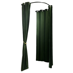 定制高端试衣间门帘婚纱店更衣室网红布帘服装店隔断帘丝绒窗帘布