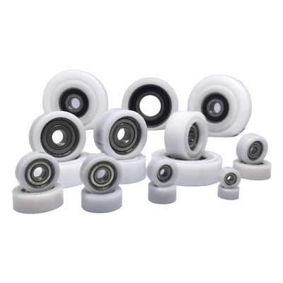 包塑轴承尼龙轨道胶轮滚轮