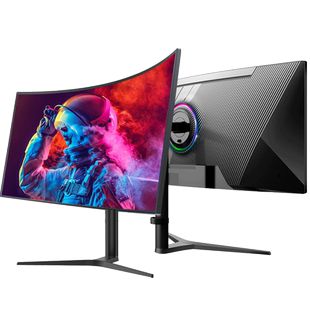 38寸显示器34带鱼屏4K144hz曲面49电脑台式IPS电竞21:9屏幕40寸5K