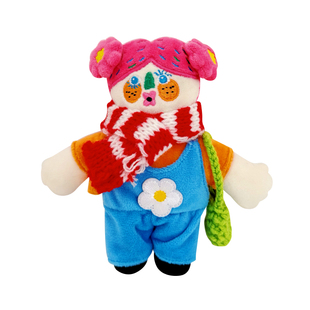 uodycoco原创小国王嘟嘟女孩毛绒挂件可爱公仔挂饰包包挂件礼物