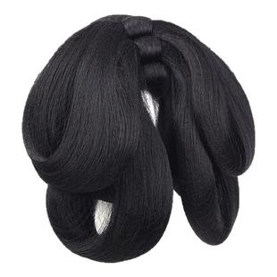 汉服假发古风发髻头饰一体式魏晋风战国袍盘发古装发包百搭造型女