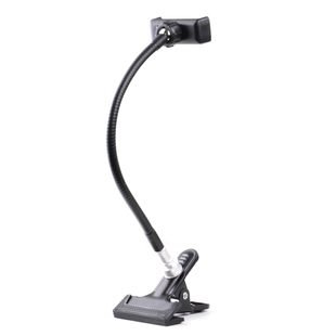 金属大力夹软管手机支架直播木板桌面支架自拍圆管支撑架床头平板电脑懒人支架拍摄便携可弯曲多功能固定夹子