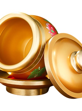 合金招财供水杯家用供奉净水杯