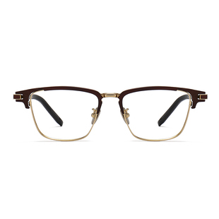 木村拓哉同款眼镜近视男款专业配镜可配有度数半框商务纯钛眼睛框