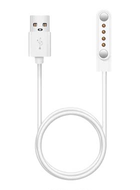 子腾园Fwatch磁吸充电线5针通用4G电话手表支持2针四针USB充电器