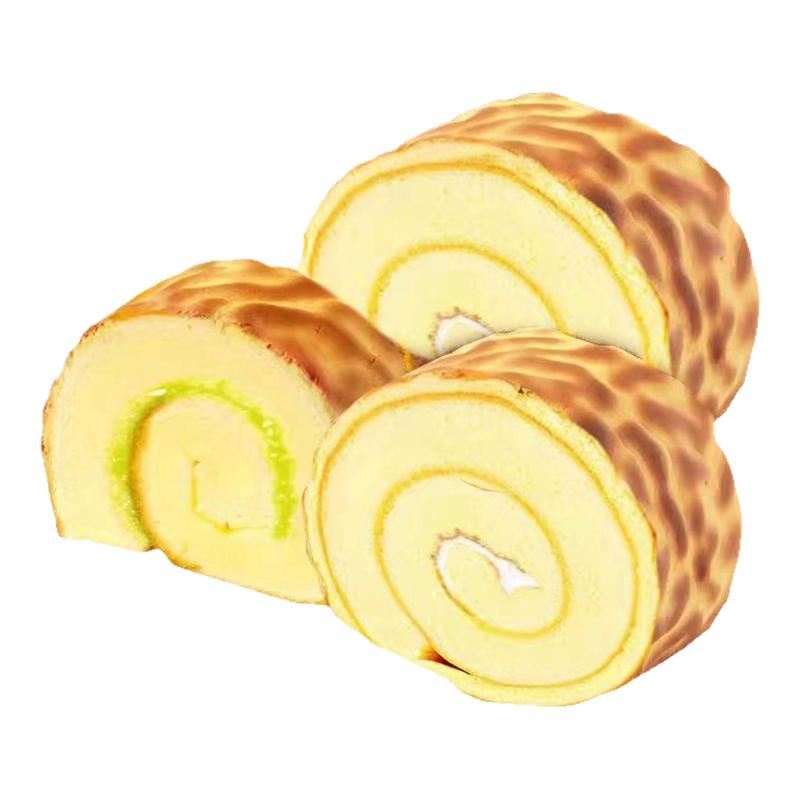 虎皮牛乳卷虎皮蛋糕瑞士卷蛋糕夹心面包整箱学生营养早餐休闲零食