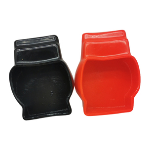 汽车电瓶桩绝缘防尘帽极柱接头绝缘阻燃罩蓄电池接线端烟斗保护套