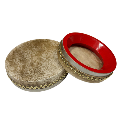 京福韵黄牛皮手工单皮鼓