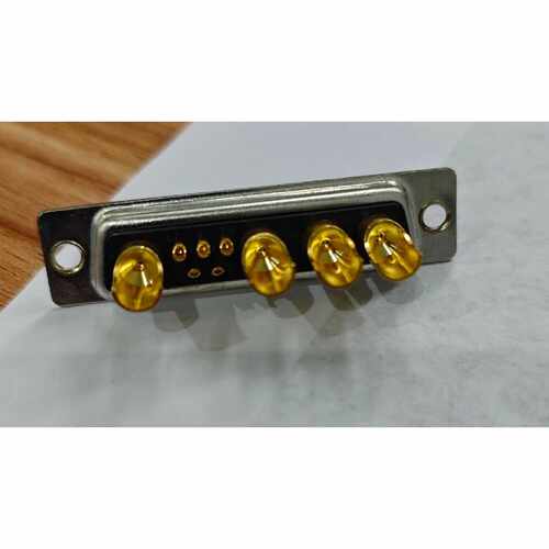 询价DSUB9W4母头连接器镀金插孔金属外壳结构完整议价