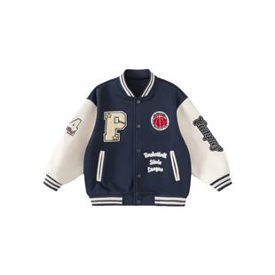 INSbobo男童外套2026春季新款儿童棒球服女童炸街外出上衣春装潮