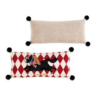 小马福吉年货红色卧室床上长条女生夹腿抱枕腰枕靠枕夹缝2026新款