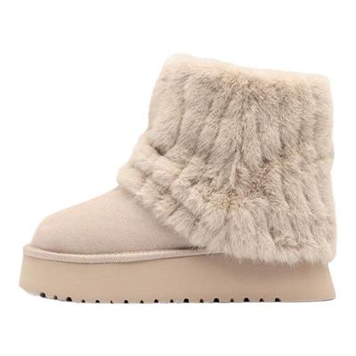 【达芙妮雪地靴】冬季加绒棉鞋