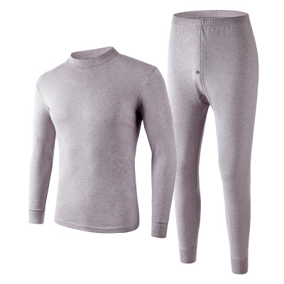 ab保暖内衣半高领纯棉刷绒打底棉毛衫裤秋衣秋裤男士套装R963