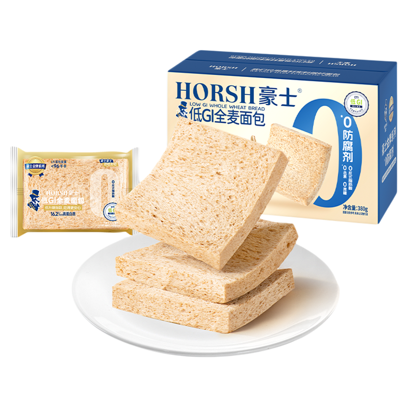 豪士低GI全麦吐司面包早餐零食品