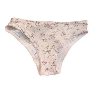 舒适冰丝少女个性碎花三角裤超薄透气女生蝴蝶结低腰内裤