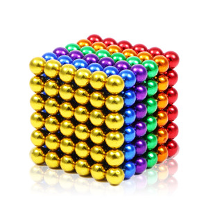 巴克百变球磁力1000颗积木磁铁棒珠儿童吸铁石玩具益智拼装八克球