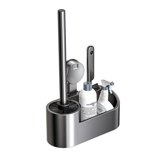 吸盘马桶刷壁挂家用无死角卫生间2024新款马桶刷套装厕所刷子神器