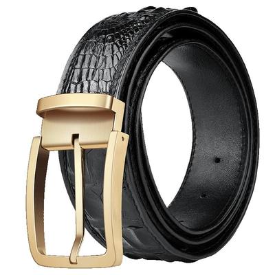 不锈钢针扣送礼父亲高档名牌皮带