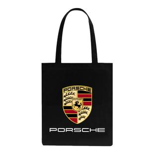 保时捷汽车迷车友会4S店帆布包袋子学生书包购物手提背包可定制