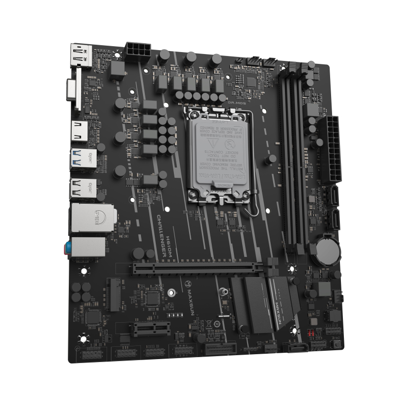 MAXSUN銘瑄電腦挑戰(zhàn)者 H610/B660 D4/D5內(nèi)存臺(tái)式機(jī)電腦辦公主板