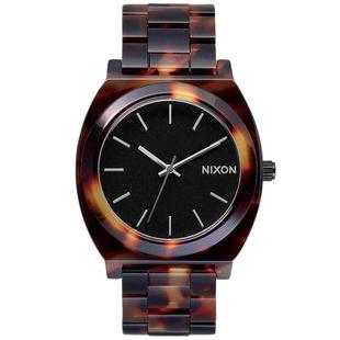 简约正品尼克松nixon 玳瑁色时尚男款女款手表a327646复古石英表