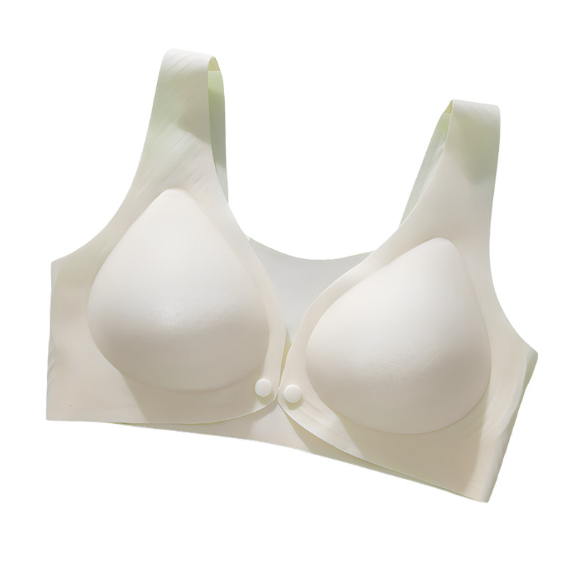 十月皇后前开扣哺乳内衣夏季孕期专用聚拢防下垂产后喂奶孕妇文胸