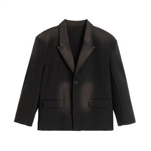 INSOMNIA失眠者 暗黑oversize设计感小众原创套装扎染西装外套男