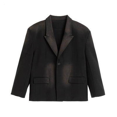 重工扎染原创设计秋冬西装外套