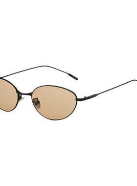 复古新款金属猫眼墨镜女高级感