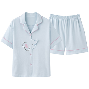 古今睡衣女款纯棉可外穿高级感春夏季短袖2026新款女士家居服套装