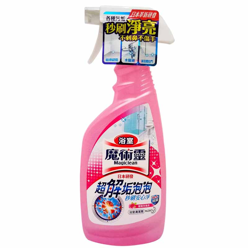 魔术灵玫瑰香500ml浴室清洁剂