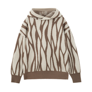 EBAER儿童毛衣加厚秋冬装2025新款男童女童针织衫条纹毛衫上衣潮