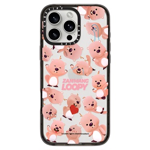 Zanmang Loopy x CASETiFY联名 Loopy 3D 贴纸适用于iPhone16ProMax/16Pro/15ProMax 手机壳