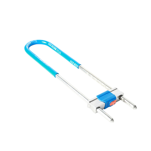 玻璃门锁双开门U型锁商铺门锁店面锁插锁推拉门防盗锁大长U型锁具