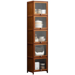 夹缝餐边柜子储物柜厨房橱柜置物架茶水边柜客厅靠墙酒柜立柜家用