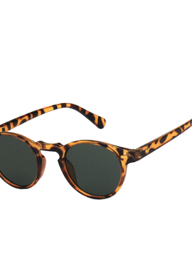 欧美经典复古小圆形小框太阳镜