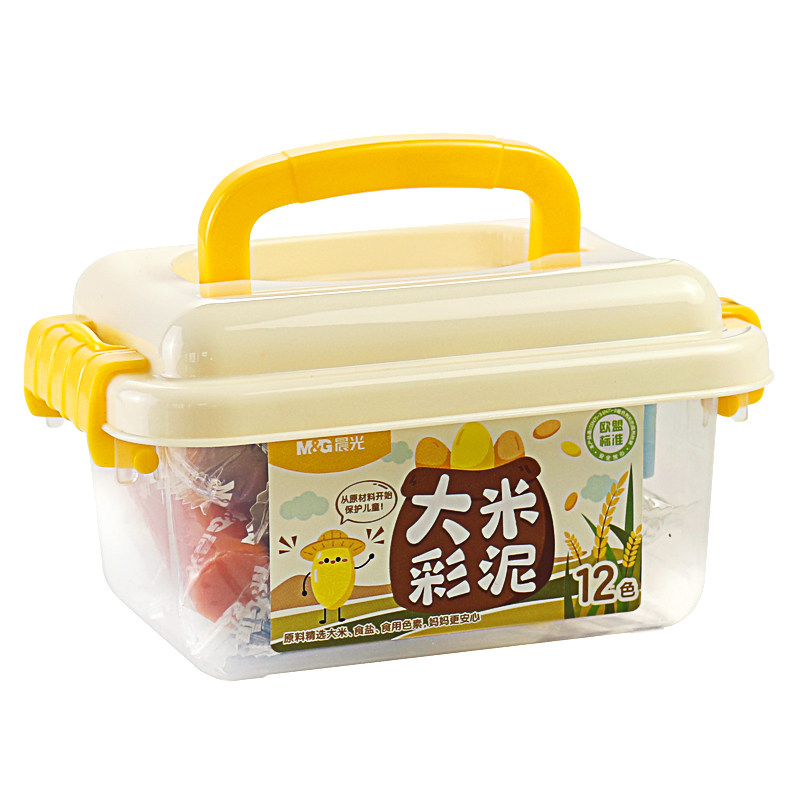 晨光大米彩泥盒装24色小学生幼彩泥/橡皮泥