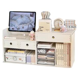 桌面置物架书立学生桌上书桌架子宿舍办公室抽屉收纳架书本陈列架